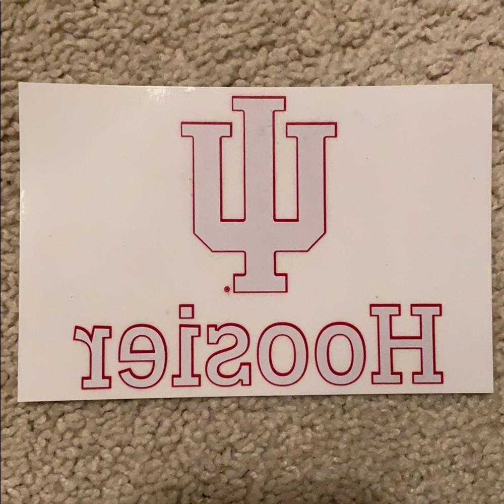 Indiana University Window Sticker